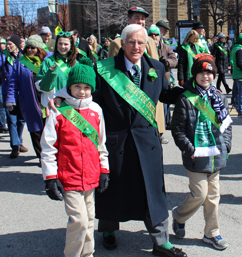 Judge Terrence O'Donnell in St Patrick's Day Parade in Cleveland 2019
